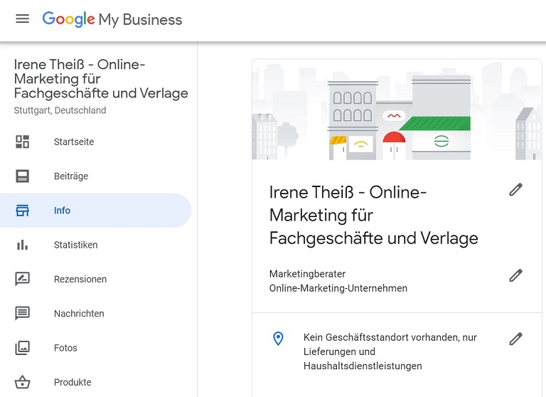 Programm Google My Business Info Reiter