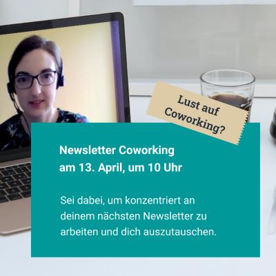 LinkedIn-Beitrag für Newsletter Coworking Termine